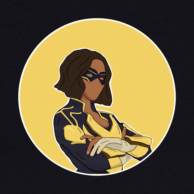 Jennifer Pierce - Black Lightning by hereidrawagain